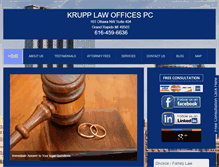 Tablet Screenshot of krupplaw.com